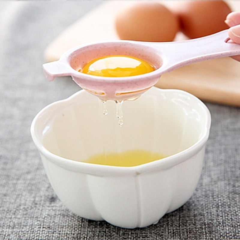 Egg white separator, egg yolk separator, kitchen baking egg yolk and egg white separator, egg spoon