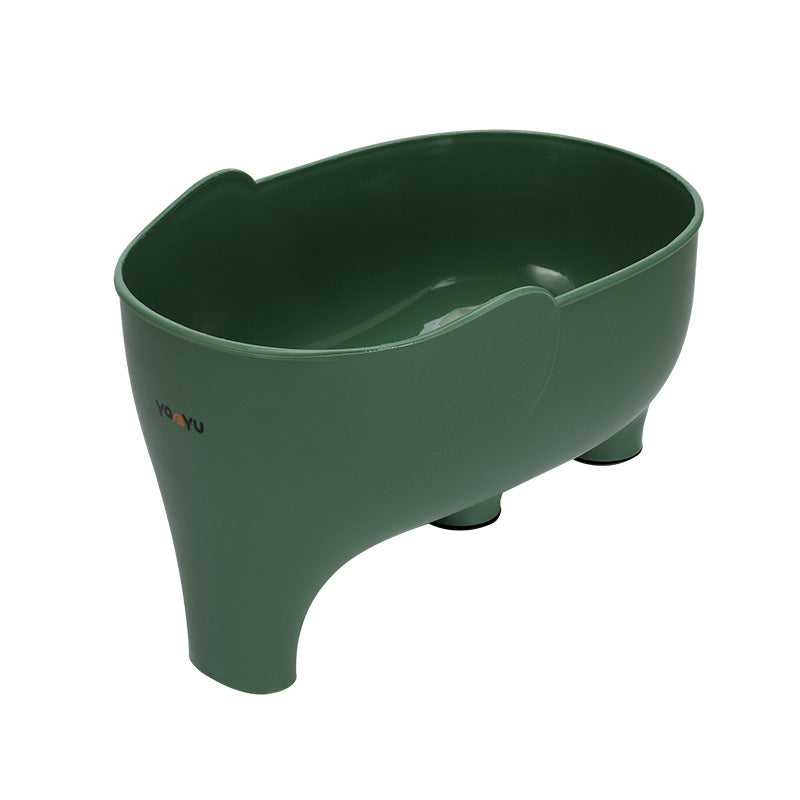 Yan Yu elephant drain basket Multi-purpose kitchen drain basket household fruit and vegetable basket plastic drain basket